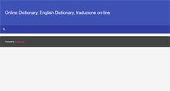 Desktop Screenshot of it.oldict.com